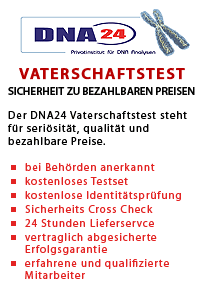 DNA Vaterschaftstest Banner